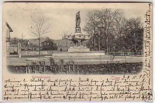 09816 Präge Ak Trier Balduinbrunnen 1899