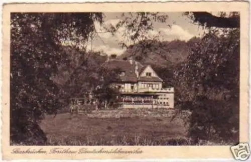 18555 Ak Saarbrücken Forsthaus Deutschmühlenweiher 1936