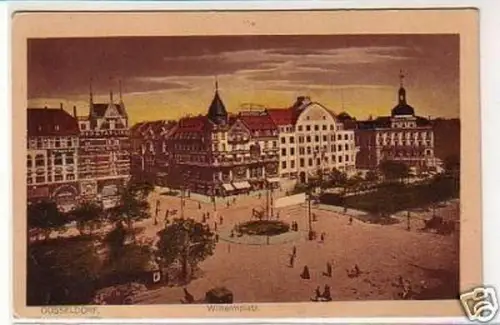26766 Ak Düsseldorf Wilhelmplatz 1922