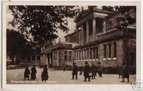 11661 Ak Wuppertal Elberfeld Hauptbahnhof 1933
