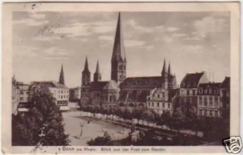 25144 Ak Bonn Blick von der Post zum Neutor 1916