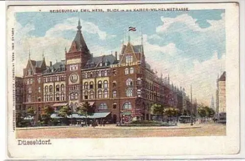 29448 Ak Düsseldorf Reisebureau Emil Hess um 1900