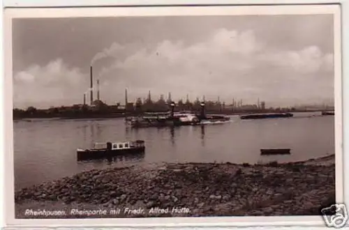 30534 Ak Rheinhausen mit Friedrich Alfred Hütte um 1940