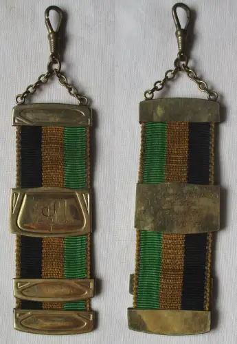 schöne breiter vergoldeter Bierzipfel Studentika Chemnitz (167130)