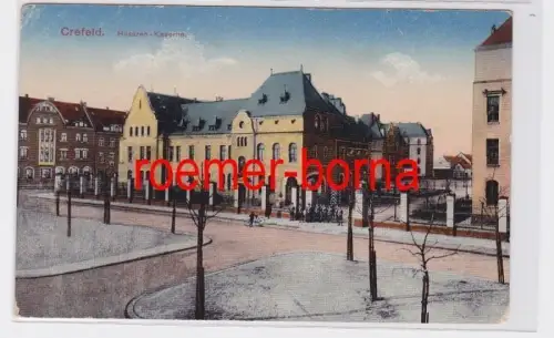 81326 Ak Crefeld Husaren-Kaserne 1917