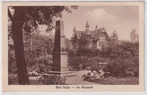 31537 Ak Bad Sulza Im Kurpark um 1930