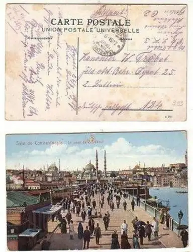 45431 Ak Constantinople Konstantinopel Türkei 1917