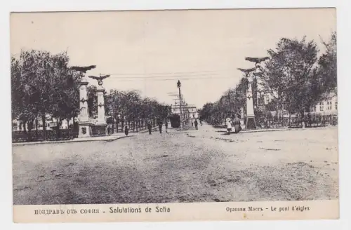 35279 Ak Sofia Bulgarien Le pont d´aigles 1910