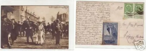 10209 Ak König zur Weltausstellung in Brüssel 1910