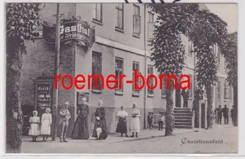 85425 Ak Christiansfeld Dänemark Sønderjylland Gasthof der Brüdergemeinde 1913