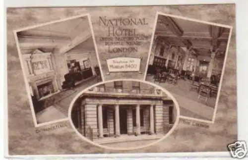 31011 Mehrbild Ak London National Hotel um 1930