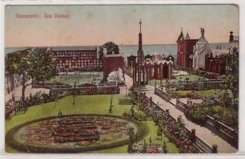 54907 Ak Cementerio Las Palmas Spanien um 1910