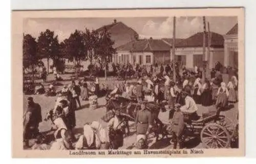 48293 Ak Nisch Nis Serbien Markttage um 1916