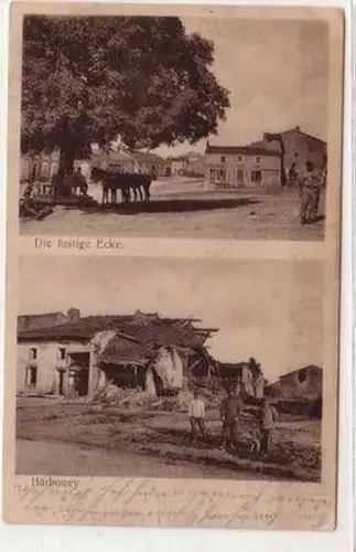 55130 Feldpost Ak Harbouey Frankreich France Die lustige Ecke 1. Weltkrieg 1915