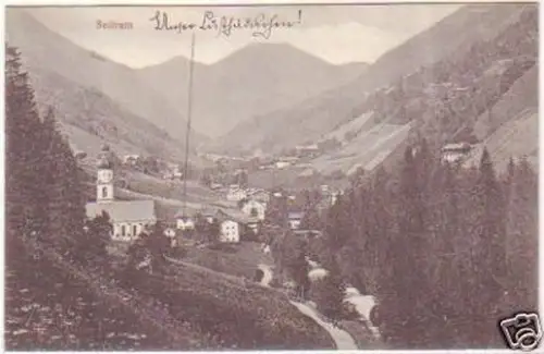 25642 Ak Sellrain in Tirol Totalansicht 1910
