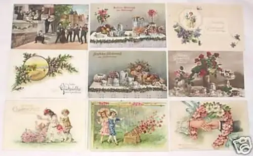 26032/9 Ak Glückwunsch, Geburtstag usw. um 1910