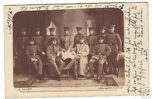 00612 Ak Militär Soldaten Gruppenbild Nürnberg 1911