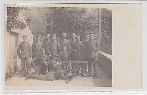 48010 Foto Ak Maschinengewehrabteilung 1. Weltkrieg
