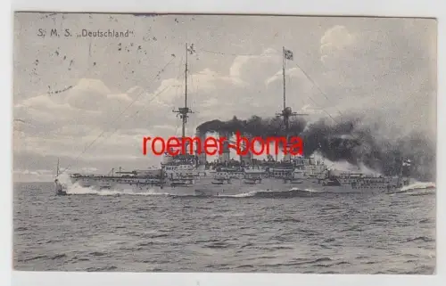 72655 Ak Kriegsschiff S.M.S. 'Deutschland' 1912