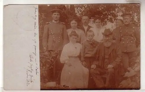 58927 Foto Ak Ulan und Husar 1909