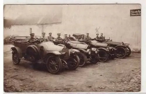 39735 Foto Ak Deutsche Militär Fahrzeuge 1. Weltkrieg