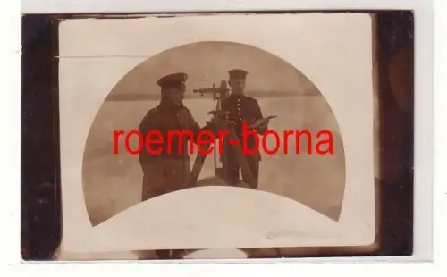 79862 Foto Ak Luftschiffer Ersatzabteilung Nr.4 bei der Arbeit 1. Weltkrieg 1915