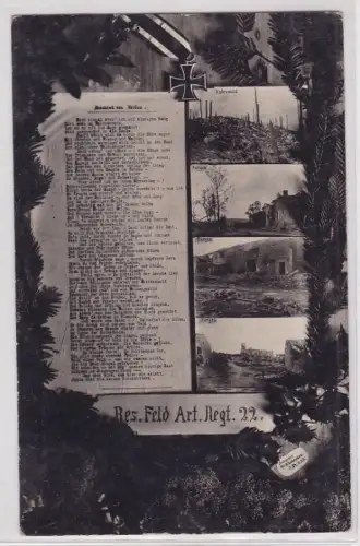 91528 Reservistika AK Reserve Feldartillerie Regiment 22 - Abschied von Verdun