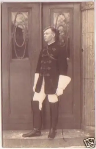 19324 Foto Ak Studentika Student in Uniform um 1910