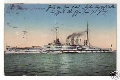 26654 Ak Deutsches Linienschiff S.M.S."Ostfriesland"