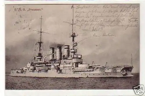 30082 Ak Deutsches Kriegsschiff S.M.S."Preußen" 1911