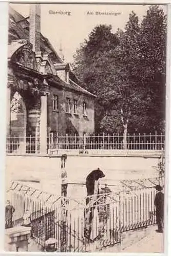 41688 Ak Bernburg a. Saale Am Bärenzwinger um 1920