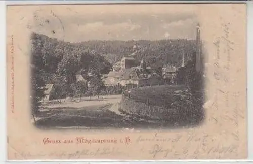 49896 Ak Gruß aus Mägdesprung im Harz 1900