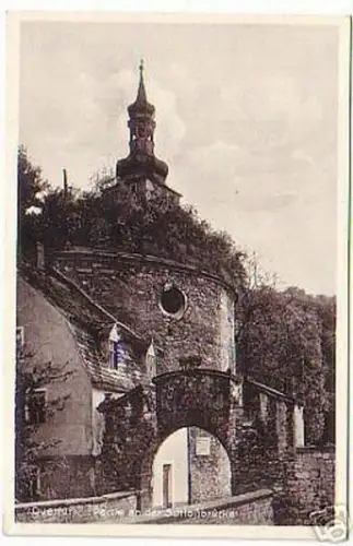 05891 Ak Querfurt Partie an der Schloßbrücke 1941