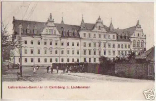 14484 AK Lehrerinnen-Seminar in Callnberg 1909