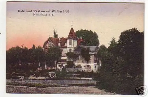 00708 Ak Naumburg Restaurant Waldschloß 1925