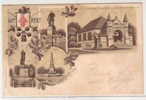 48283 Ak Lithographie Freyburg an der Unstrut 1899