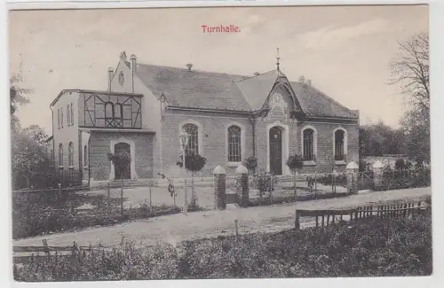 69206 Ak Gruss aus Egeln Turnhalle 1913