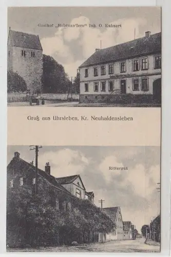 43265 Ak Gruß aus Uhrsleben Kr. Neuhaldensleben um 1920