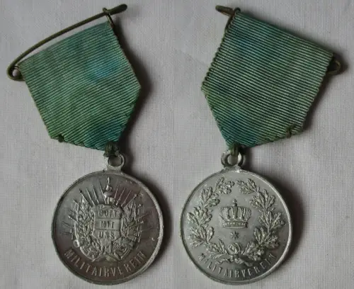 seltene Medaille Sachsen Militärvereinsbund "Gott mit Uns" (171936)
