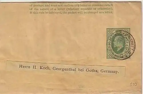30112 Ganzsachen Brief Kap der guten Hoffnung 1906