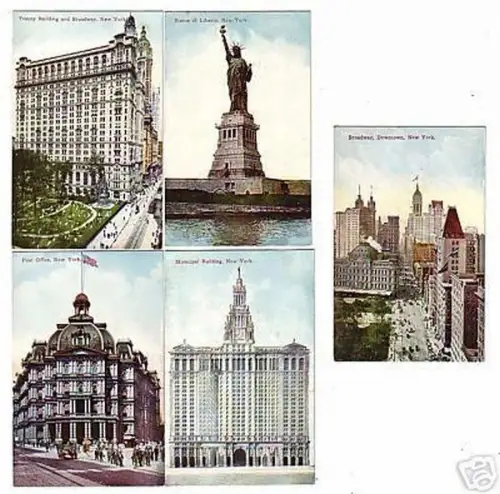 17833/5 Ak New York USA Stadtansichten um 1912