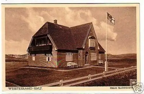 27623 Ak Westerland Sylt Haus Quickborn um 1925