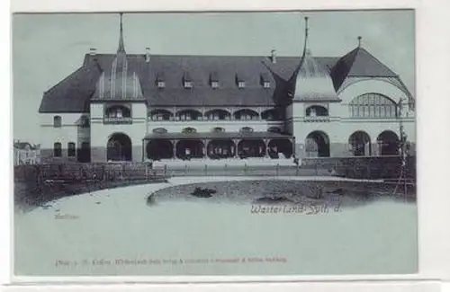 55061 Mondscheinkarte Westerland Sylt Kurhaus um 1900