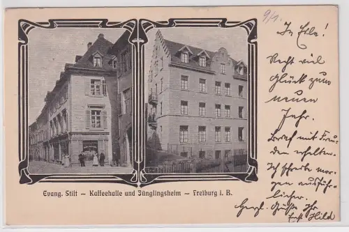74689 AK Freiburg im Breisgau - Ev. Stift, Kaffeehalle und Jünglingsheim