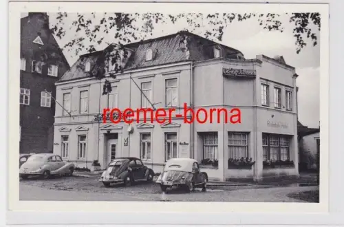 84578 Ak Niebüll Bahnhofshotel 1955