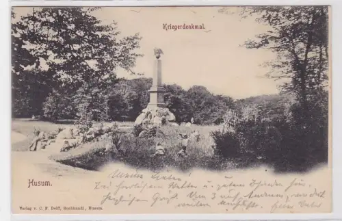 94177 Ak Husum Kriegerdenkmal 1902