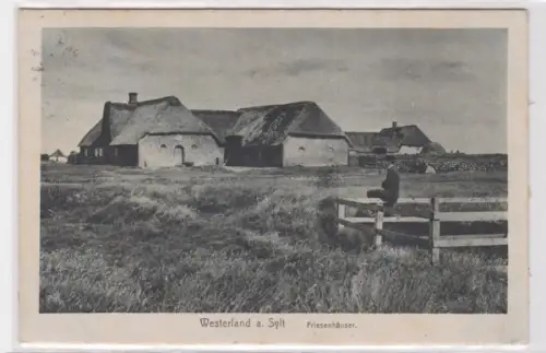 94023 AK Westerland auf Sylt - Friesenhäuser 1926