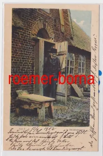 86221 Künstler Ak Sylt - In Alt-Westerland 1902