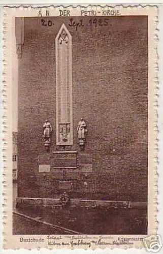 00687 Ak Buxtehude Kriegerdenkmal 1925