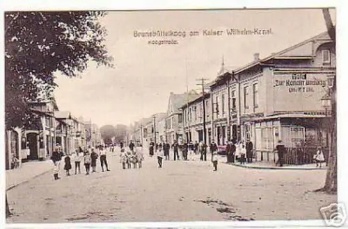 03099 Ak Brunsbüttelkoog Hotel "Zur Kanalmündung" 1916